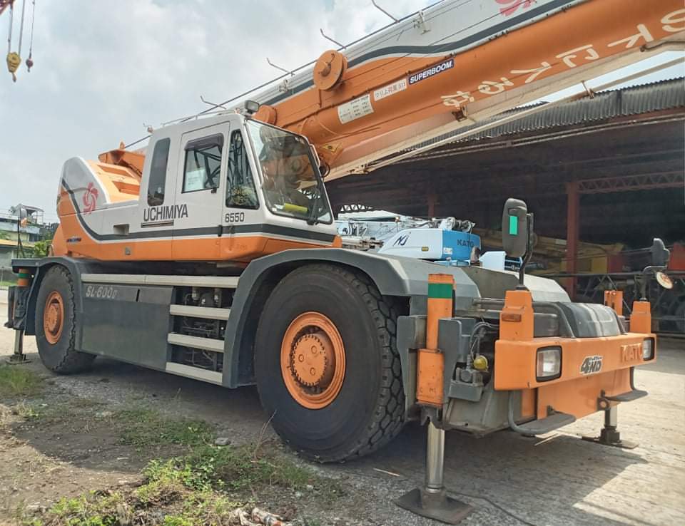 Kato KR-50H-L2 rough terrain crane for the 45 to 60 ton lifting category